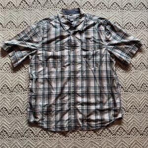 Carhartt Western Pearl Snap Plaid Work Shirt - Relaxed Fit - XL - Multi-color